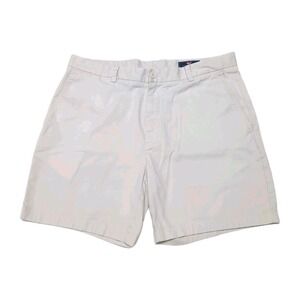 Vineyard Vines Breaker Short Mens Size 36 Cream Stretch Cotton 6.5" Inseam READ